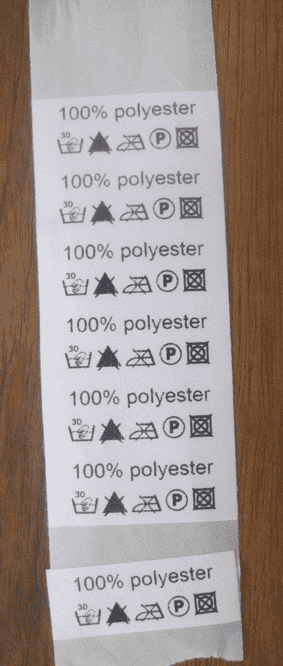zelfklevende Textiel etiketten
Kledinglabels
 